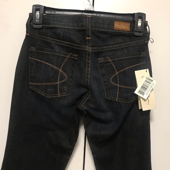 David Kahn Nikki Low Rise Straight Leg Jeans 24 - Picture 3 of 7